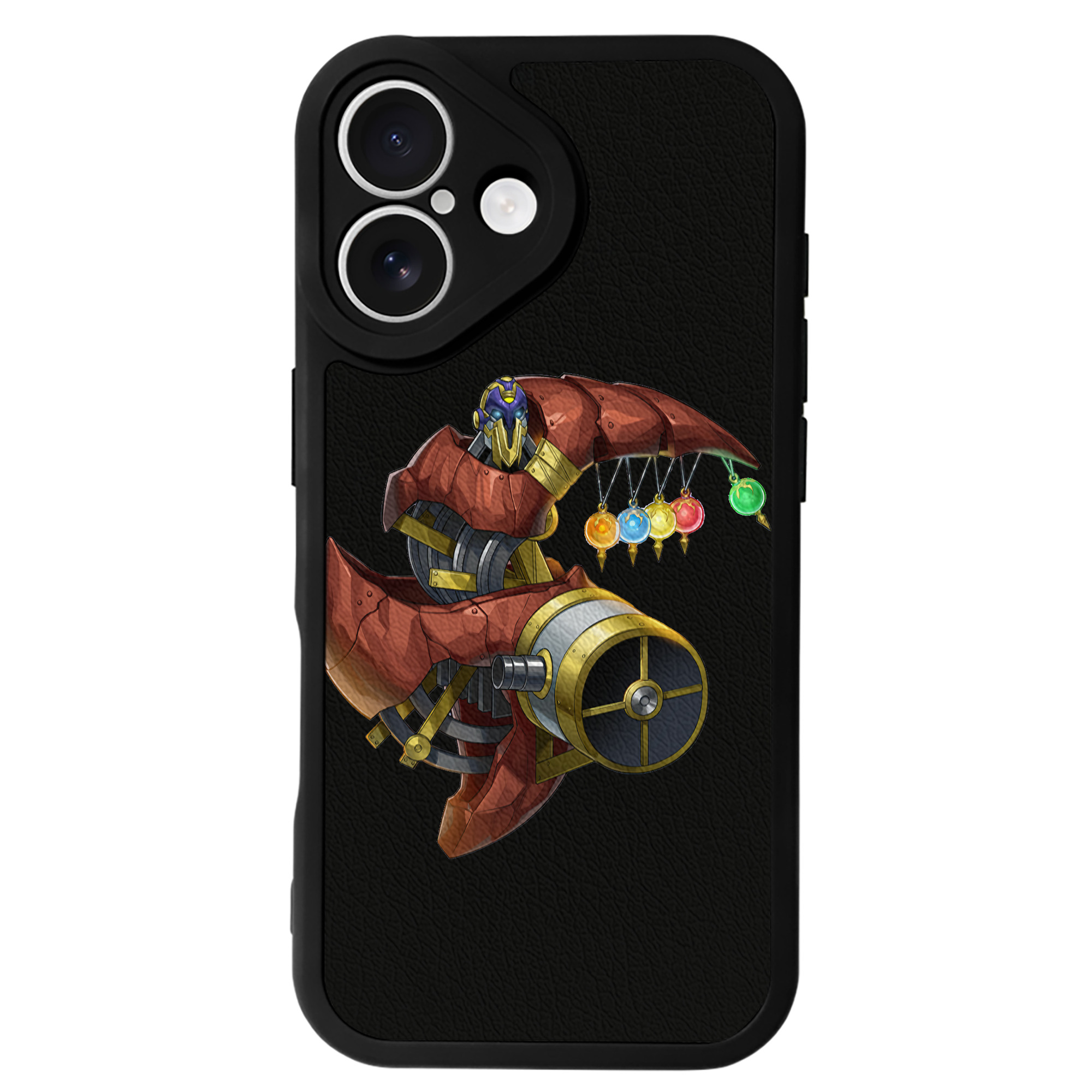 遊☆戯☆王 Yu-Gi-Oh! 【iPhone 16シリーズ対応】シリコンスマホケース（レザー調） 材質：シリコン